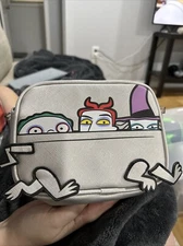 Bioworld Nightmare Before Christmas Lock Shock & Barrel Women's Gray Crossbody