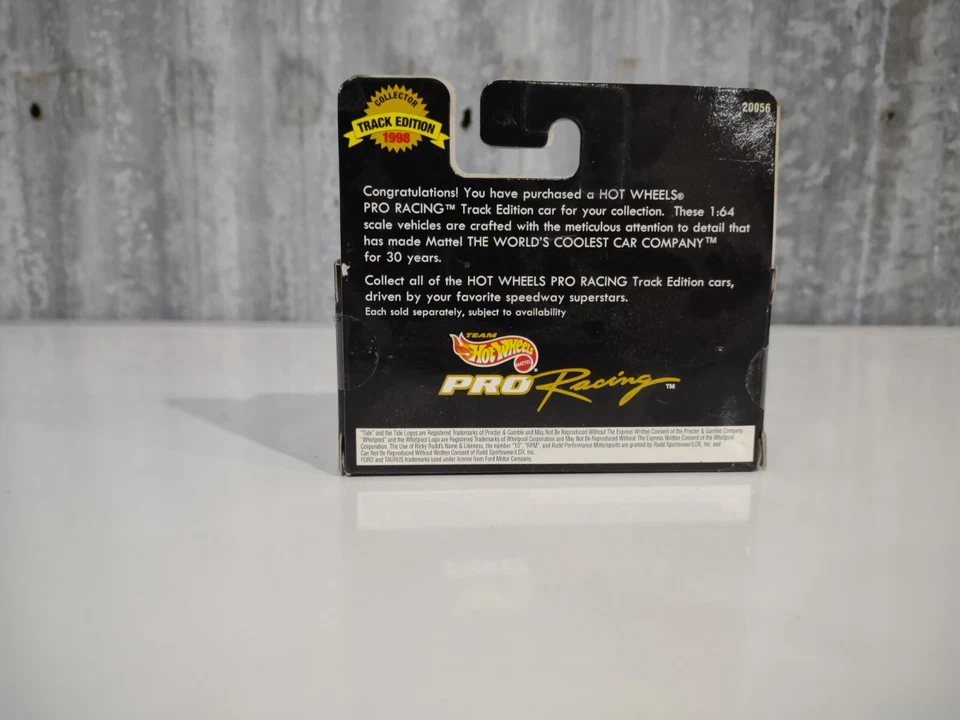 Hot Wheels Pro Racing 1998 Track Edition Ricky Rudd Tide 1/64 Car (a3) - Image 3 of 4
