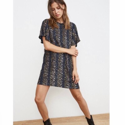 velvet by graham and spencer sequin dress Gelila Velvet By Graham And Spencer Sequin Dress Velvet By Graham Spencer  Gelila Printed Dress In