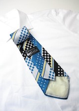 WIESINGER Baccara Tie Men's One Size Patterned Multicolor Pointed