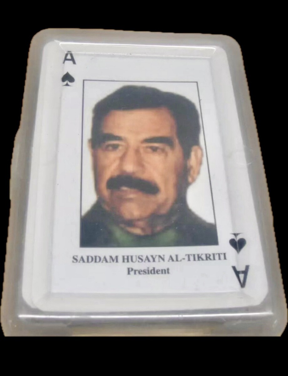 VTG IRAQI MOST WANTED-Complete Playing Card Set Iraq War Saddam