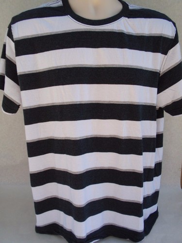 op ocean pacific black white gray striped shirt classic collar