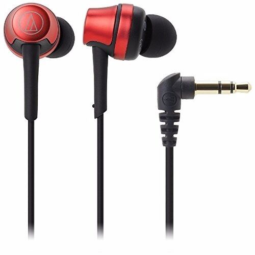 audio-technica ATH-CKR50 Metallic Red In-Ear Headphones NEW from Japan F/S - Picture 1 of 2