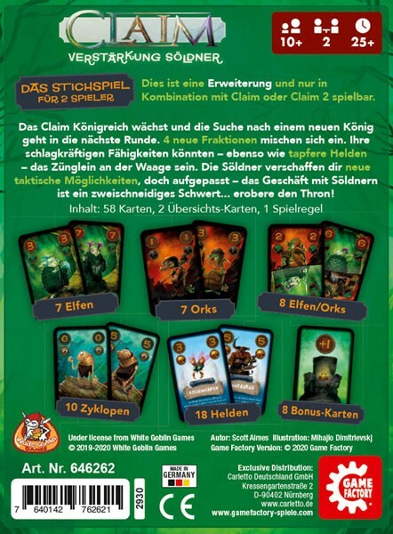 Thumbnail - Game Factory Claim Verstärkung Söldner