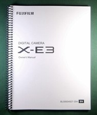 Fujifilm X-E3 Owner's Manual: Full Color  Protective Covers 
