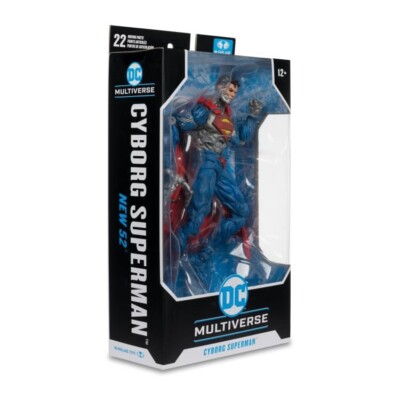 McFarlane Toys The New 52 DC Multiverse Cyborg Superman IN HAND