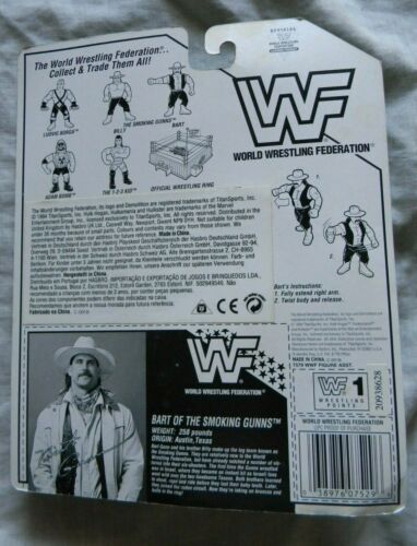 BART GUNN : WWF : SERIES11 : HASBRO 1994 : GREEN CARD : SEE PHOTO'S : VERY RARE - Picture 2 of 4