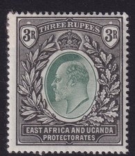 EAST AFRICA AND UGANDA 1903 KEVII 3R SG11 mounted mint