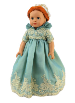 Doll Clothes 18'' Dress Royal English Court Mint Fits 18 Inch Girl Dolls