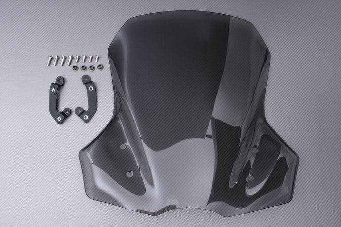 Bulle teintée Suzuki V-Strom 650 C7 déviation flux d'air contre la fatigue