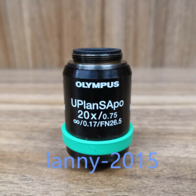 1PC USED OLYMPUS UPlanSApo 20X/0.75 full apochromatic objective lens  #YX