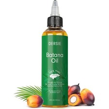 Dersie Batana Oil for Hair Growth, Dr Sebi Organic Raw from Honduras - 100% Pure