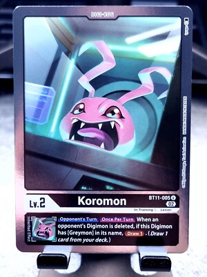 Koromon BT11-005 U (FOIL) - Digimon Card Game Dimensional Phase | eBay Koromon BT11-005 U (FOIL) - Digimon Card Game Dimensional Phase | eBay