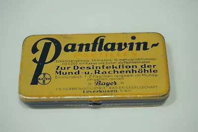 Kaufen Alte Blech Tablettendose Panflavin Pastillen Bayer Leverkusen Dose Werbung
