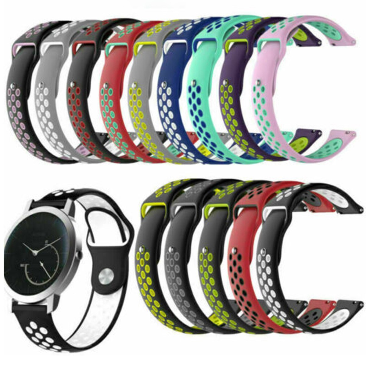 For Nokia Withings Steel HR 36/40mm Strap Silicone Fitness Wristwatch Band  Strap