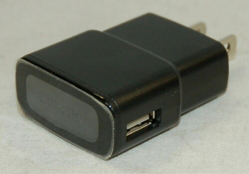 NEW GENUINE Samsung AC Power Adapter BLACK USB Charger Galaxy S4/S3/S2 Note-2 - Picture 1 of 4