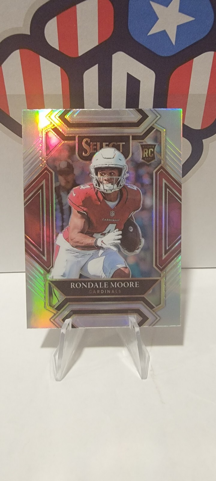 2021 Panini Select #258 Rondale Moore Club Level Silver Prizm Rookie CARDINALS