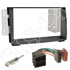 KIA Venga ab09 Doppel 2-DIN Autoradio Radioblende ISO KFZ Kabeladapter Einbauset