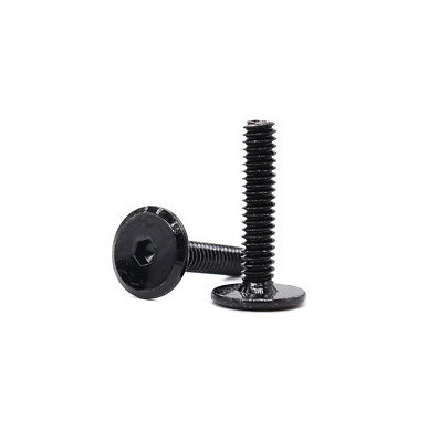 Cseao 1/4''-20 X 1.18 Inches Joint Connector Bolts, 12 Pack, Black, Full Thread