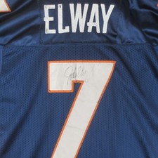 Denver Broncos John Elway #7 Nike Authentic NFL Jersey 56 Signed Vintage Stitch