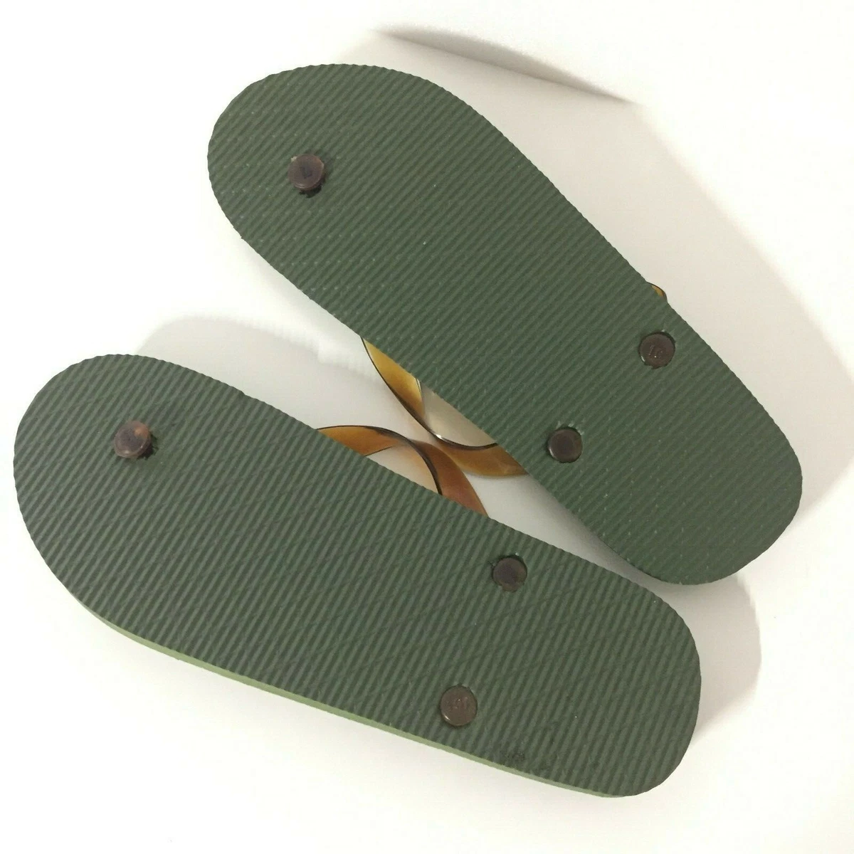 A BATHING APE BAPE Beach Sandal Green Camo New (Deadstock) Rare