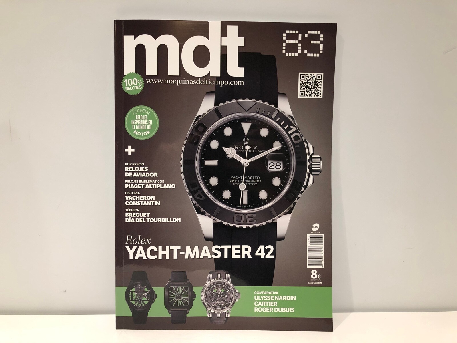 Magazine MDT Time Machines No. 83 - Rolex Yacht-Master 42 - Spanish