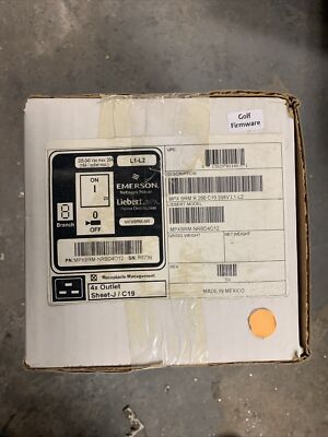 MPXBRM-NRBD4012 EMERSON LIEBERT MPX 4 OUTLET C19 PDU  NEW!~
