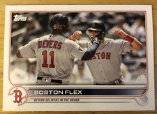 2022 Topps Update Series Boston Flex Rafael Devers Enrique Hernandez #US11 NM