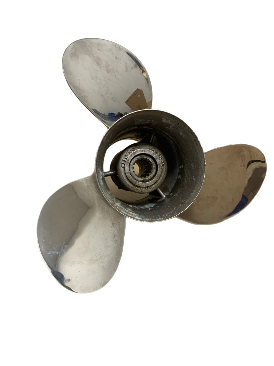マリン　(12)と(14) Michigan Wheel 033005-1 Stainless Steel Mercury Yamaha Propeller