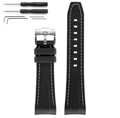 Rubber Watch Strap For Blancpain X Swatch Ocean Of Storms Fifty Fathoms Scuba 22