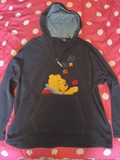 Vintage Disney Winnie the Pooh Fleece 1/4 Zip Hoodie XL