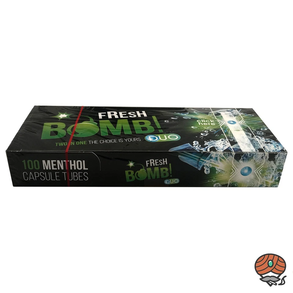 Fresh Bomb! Duo Grün MenthoI Click-Zigarettenhülsen