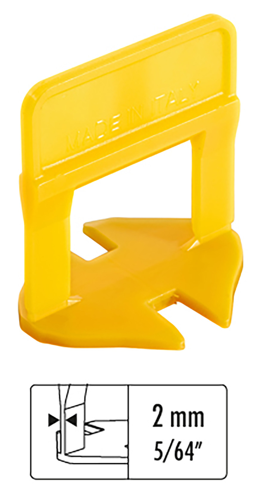 Raimondi Levelling System R.L.S. 2200 Basi Fuga Piastrelle 2 mm Altezza 3-12mm