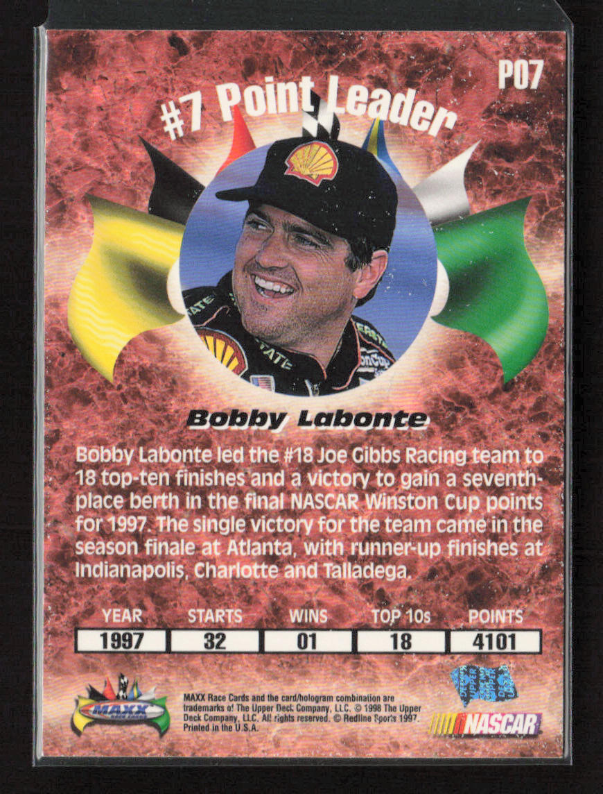 筒美京平History Ultimate Collection1967~1997 1998 Maxx 1997 Year In Review Top 10 #P07 Bobby Labonte Joe