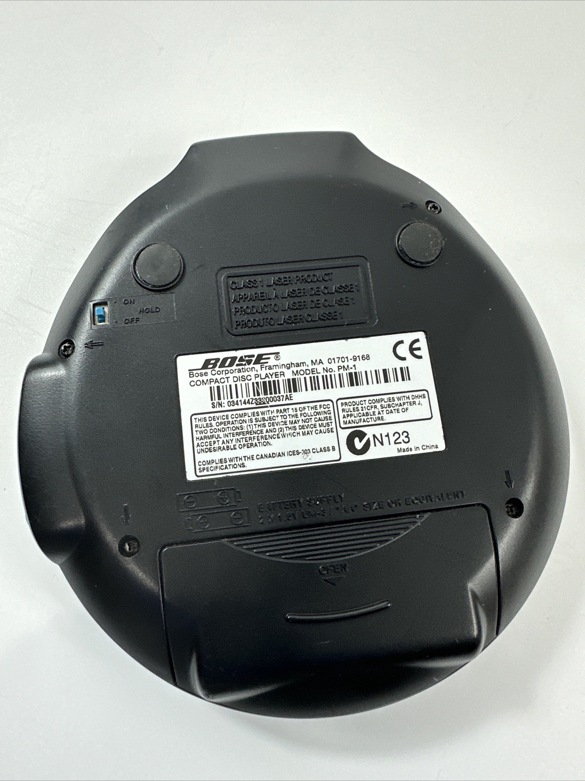 BOSE PM1 Portable Anti Skip Portable CD Player Tested &