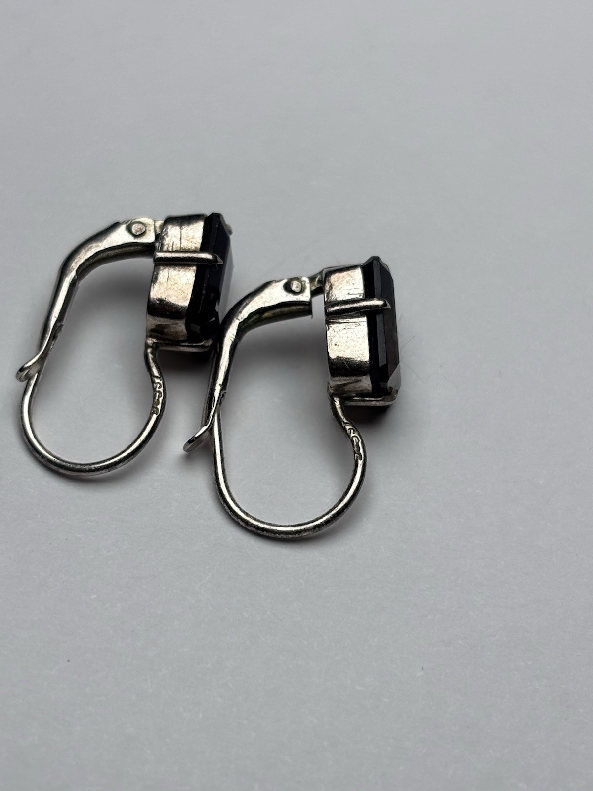 925 Tanzanite Emerald-Cut Rectangle Dangle Drop E… - image 11