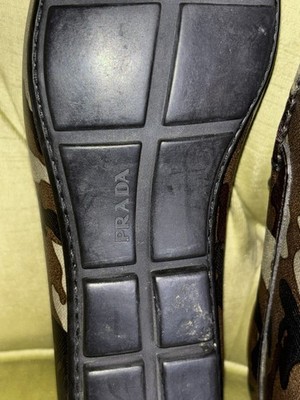 Prada Camo Print Leather Slip On Loafers Size 7 Prada Camo Print Leather Slip On Loafers Size 7 | eBay main image 2