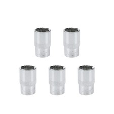 Shallow Socket 3/8 Inch Drive 12mm 6 Point -5pcs