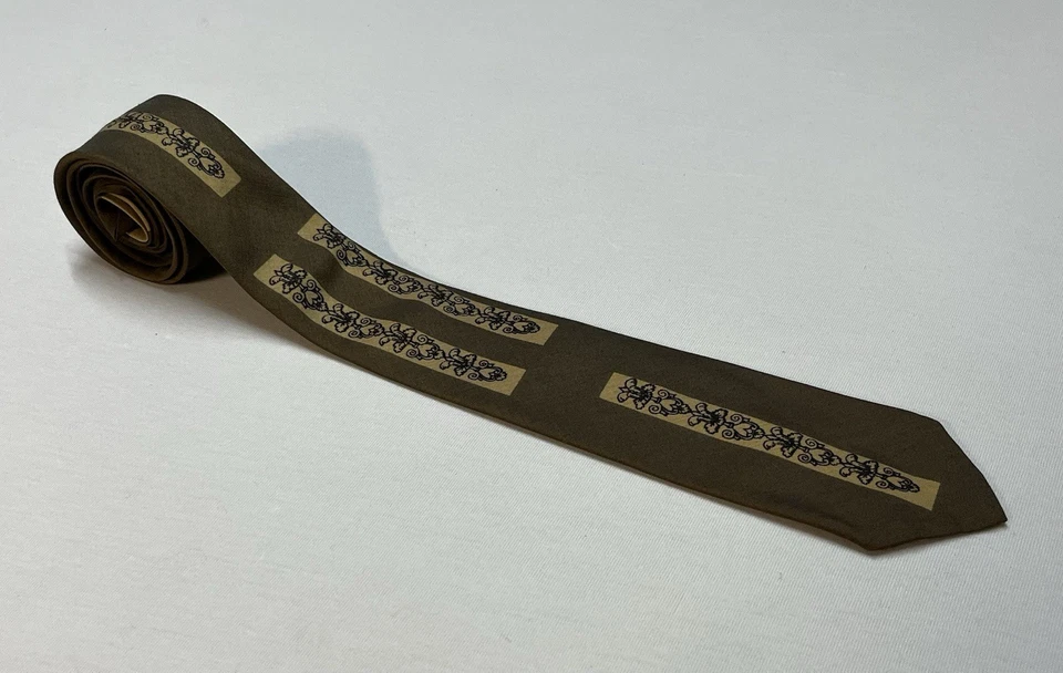 "Corbata de cuello vintage de colección de autógrafos de Jeralé de los años 50 y 60 RARA Rockabilly usada en excelente estado" Foto 4 de 4