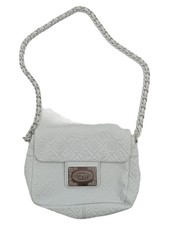 Tosca Borsa a Tracolla Donna Bianca Catena Pelle Elegante