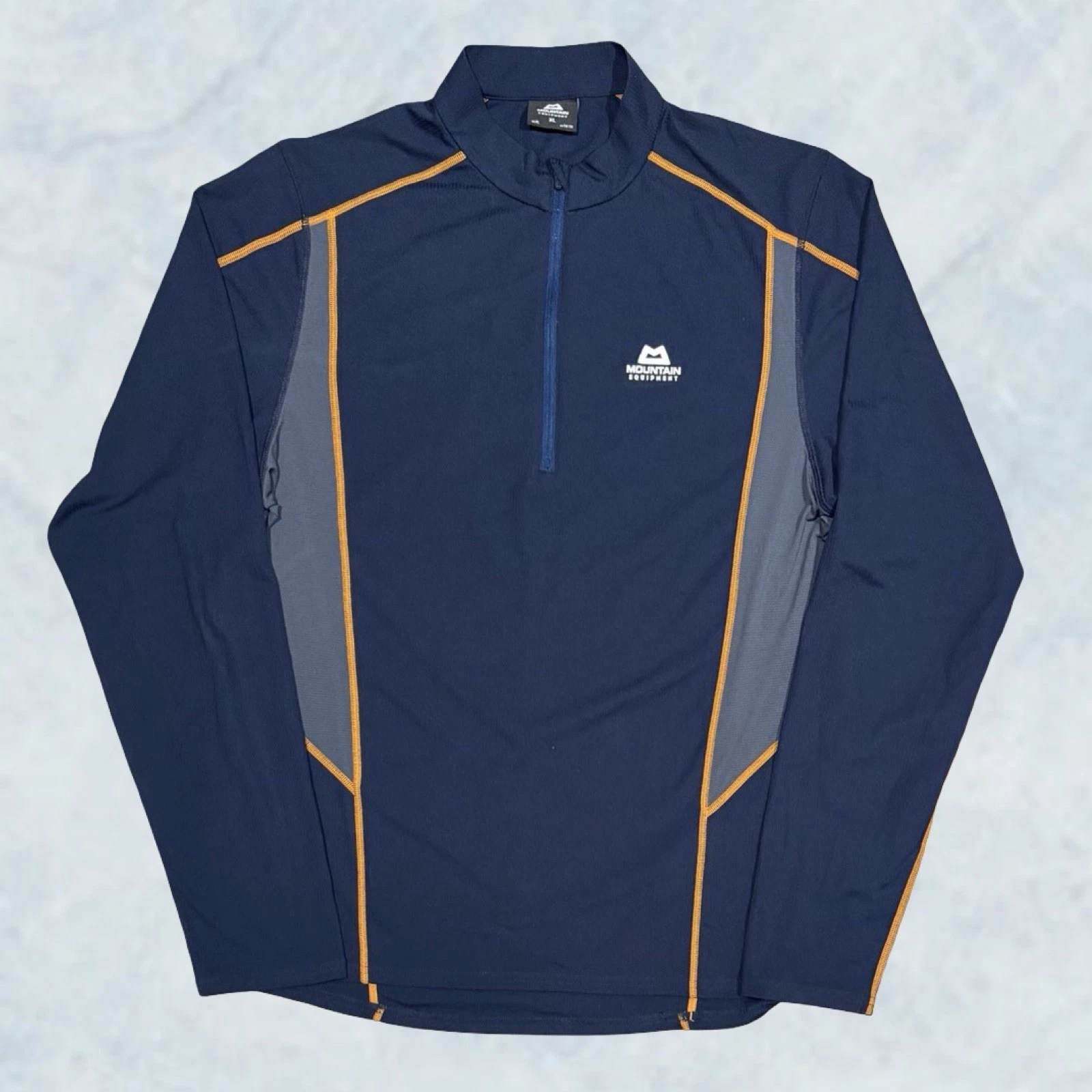 Mens Mountain Equipment Ignis 1/4 Zip Technical Base Layer Top Gym (Size XL) U98