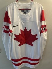2022 Olympic Hockey Jersey Team Canada White Size Large New With Tags