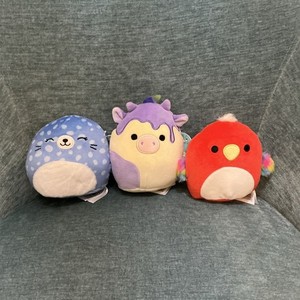 Squishmallows Mini Plush Lot of 3 Under 6 in Gianna Paco Benito