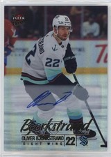 2024-25 Upper Deck Fleer Ultra Rainbow Foil Oliver Bjorkstrand #95 Auto 9be