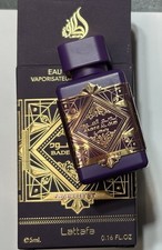Bade'e Al Oud AMETHYST By Lattafa Eau de Parfum Unisex .16 Fl Oz Travel NEW Purp