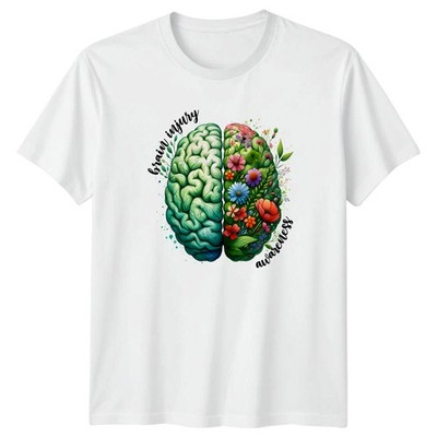 Gehirnverletzung Bewusstsein T-Shirt Gehirnverletzung Bewusstsein Gesundheit Unterstützung Geburtstag