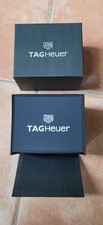 Original TAG Heuer Black & Gray Full Size Watch Storage Box & Case w/ Card Mint