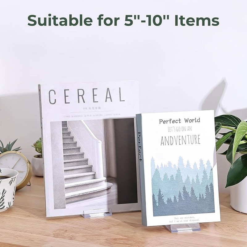 14 Adjustable Acrylic Display Stands Multi-Angle Holder Comics Plates Artworks