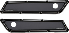 Arlen Ness Black Saddlebag Hinge Covers Harle...