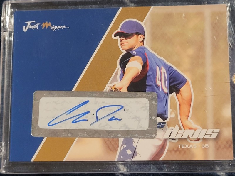 2007-8 Just Minors 26-card Lot, 13 auto Chris Davis /50 & Lillibridge /100 +more